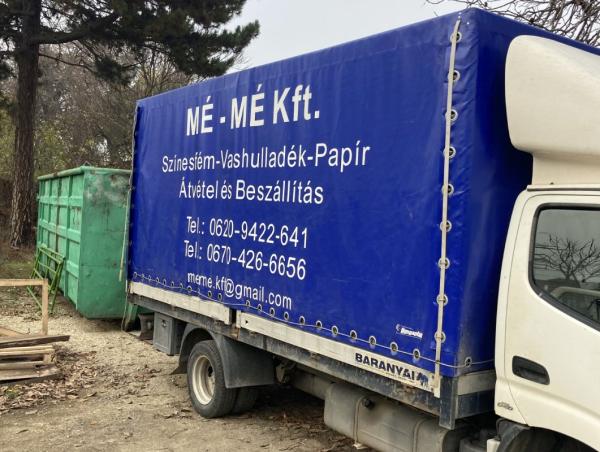 MÉ - MÉ Kft. Hulladéktelep furgonja